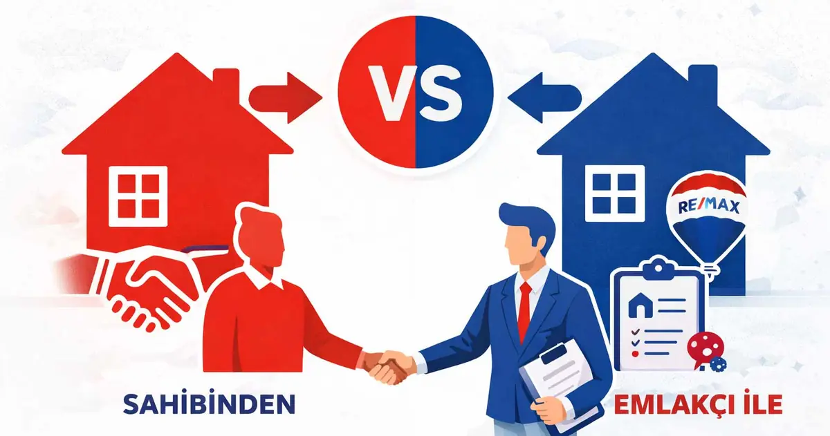 Evimi Sahibinden Satmak mı, Emlakçı ile Satmak mı? | REMAX Premium Ankara Emlakçı