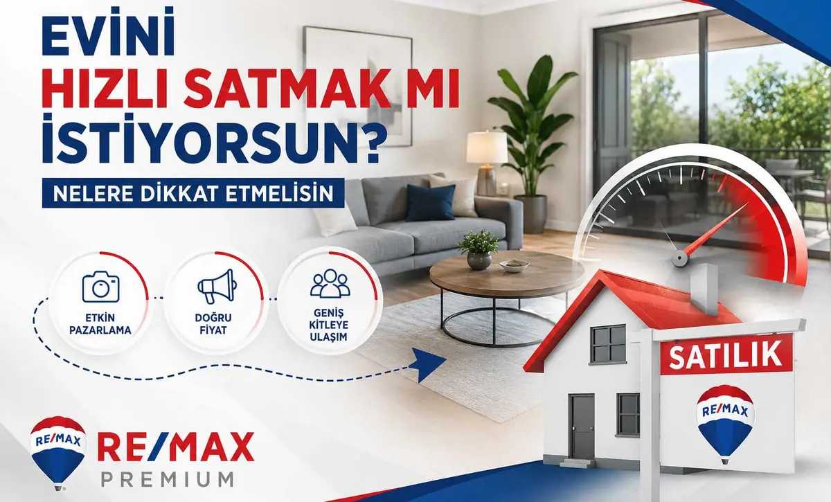 Evini Hızlı Satmak mı İstiyorsun? Nelere Dikkat Etmelisin | REMAX Premium