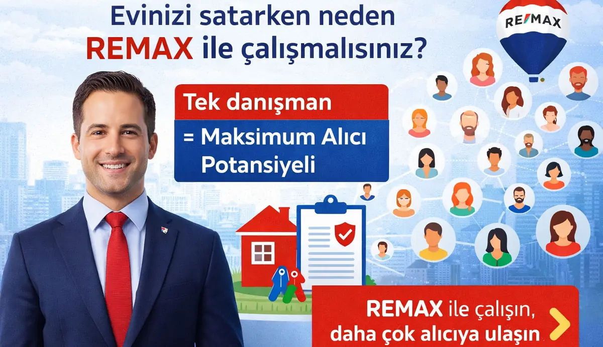 REMAX Emlak ile Evimi Satmak veya Kiraya Vermek İçin Neden Çalışmalıyım?