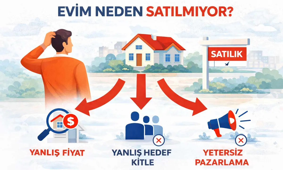 Evim Neden Satılmıyor? Dairemi Satamıyorum, Ne Yapmalıyım? | REMAX Premium Çankaya Emlakçı